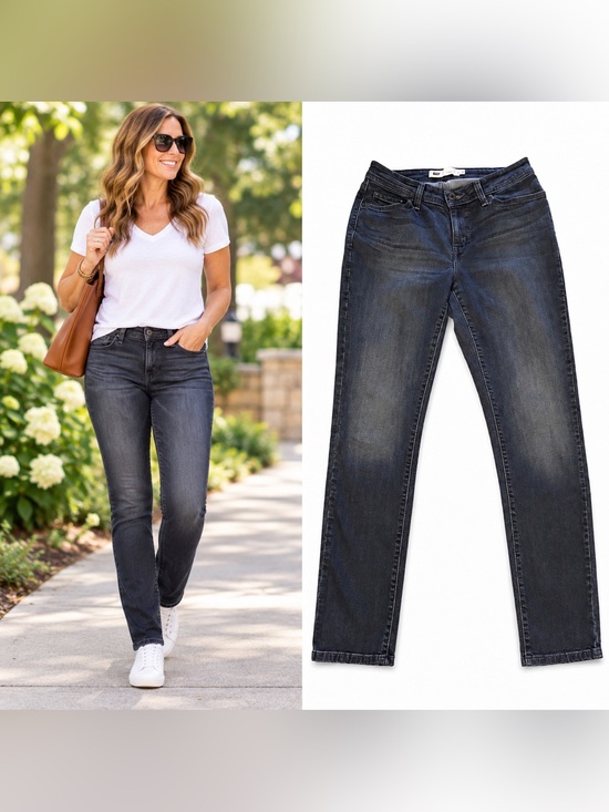 Levi's Denim - Levi's Curvy 529 Skinny Leg Jeans Medium Wash Women’s Size 10 Classic Casual